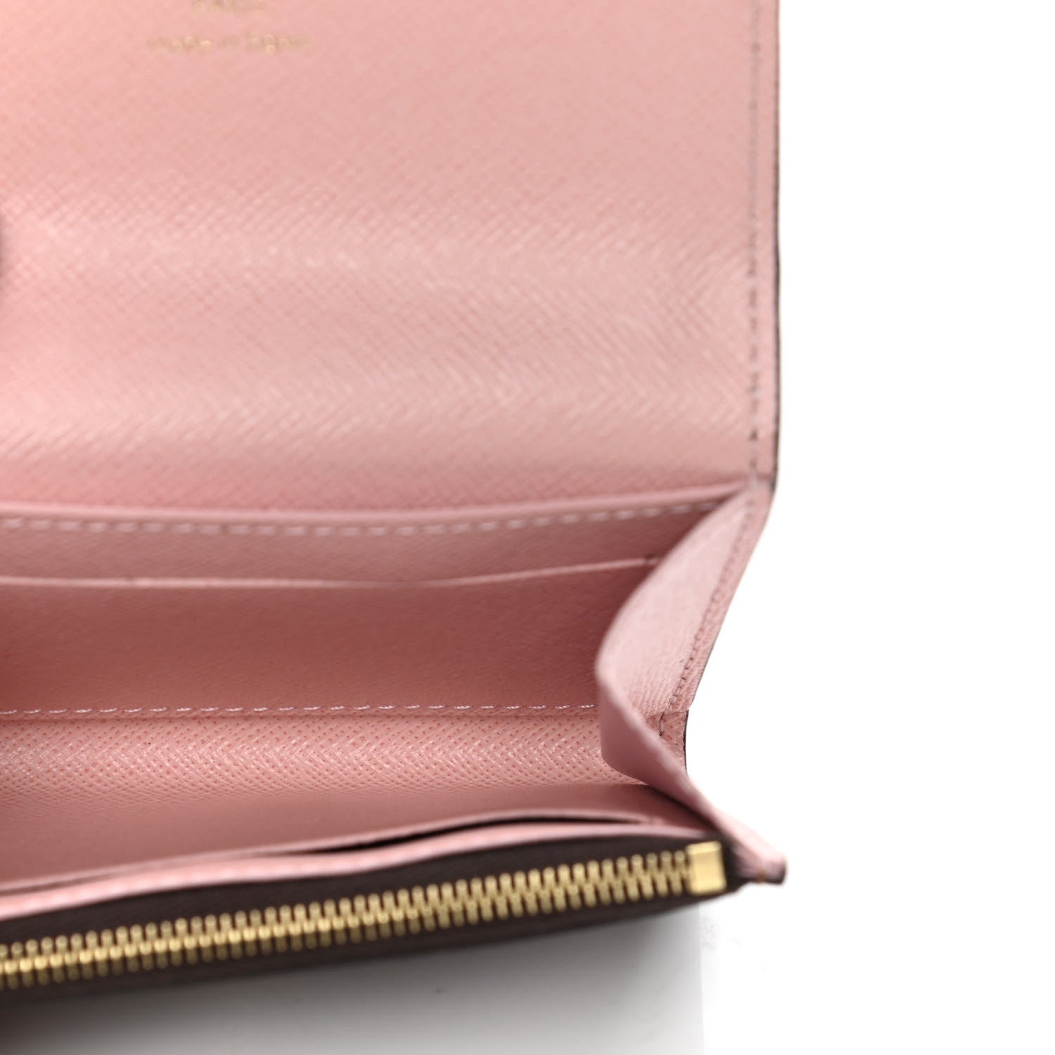 Louis Vuitton Damier Ebene Rosalie Coin Purse Rose Ballerine 4 of 4