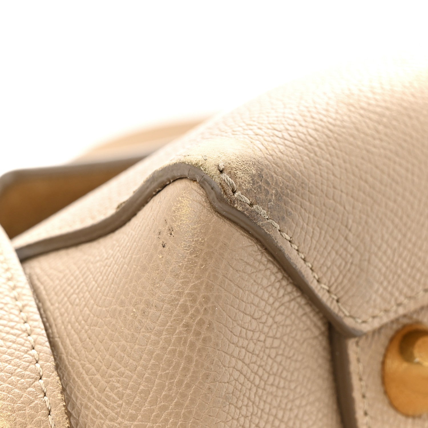 Celine Grained Calfskin Mini Belt Bag Light Taupe 9 of 22