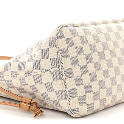 Louis Vuitton Damier Azur Neo Neverfull MM Rose Ballerine 11 of 13