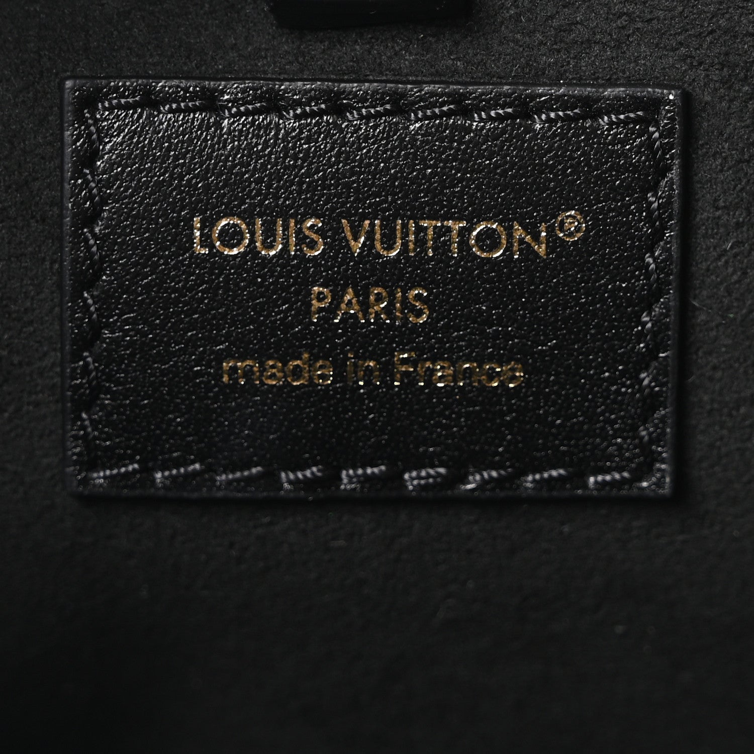 Louis Vuitton Lambskin Embossed Monogram Coussin Bucket Black Black 6 of 9