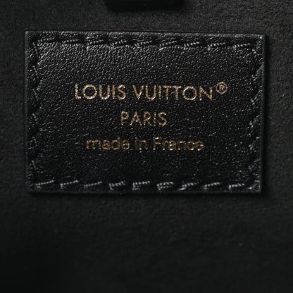 Louis Vuitton Lambskin Embossed Monogram Coussin Bucket Black Black 6 of 9