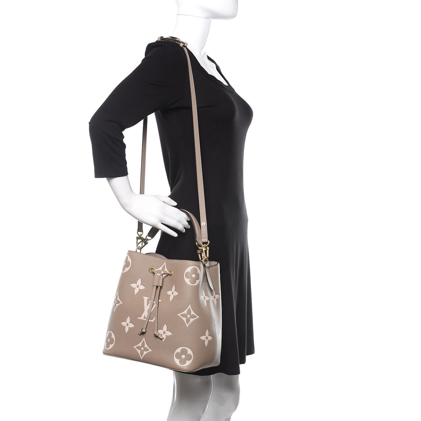 Empreinte Monogram Giant Neonoe MM Tourterelle Creme