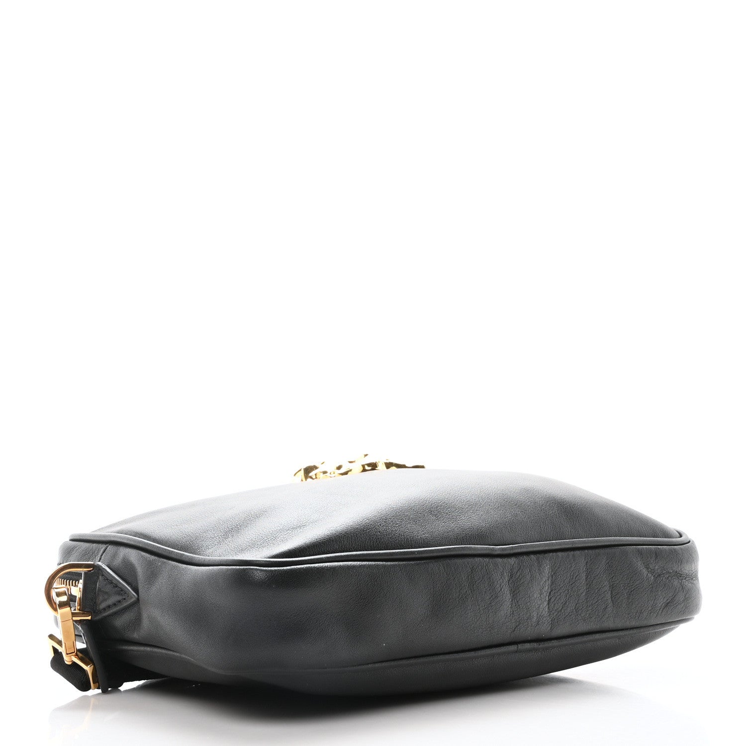 Versace Vitello Palazzo Medusa Wristlet Clutch Bag Black 4 of 9
