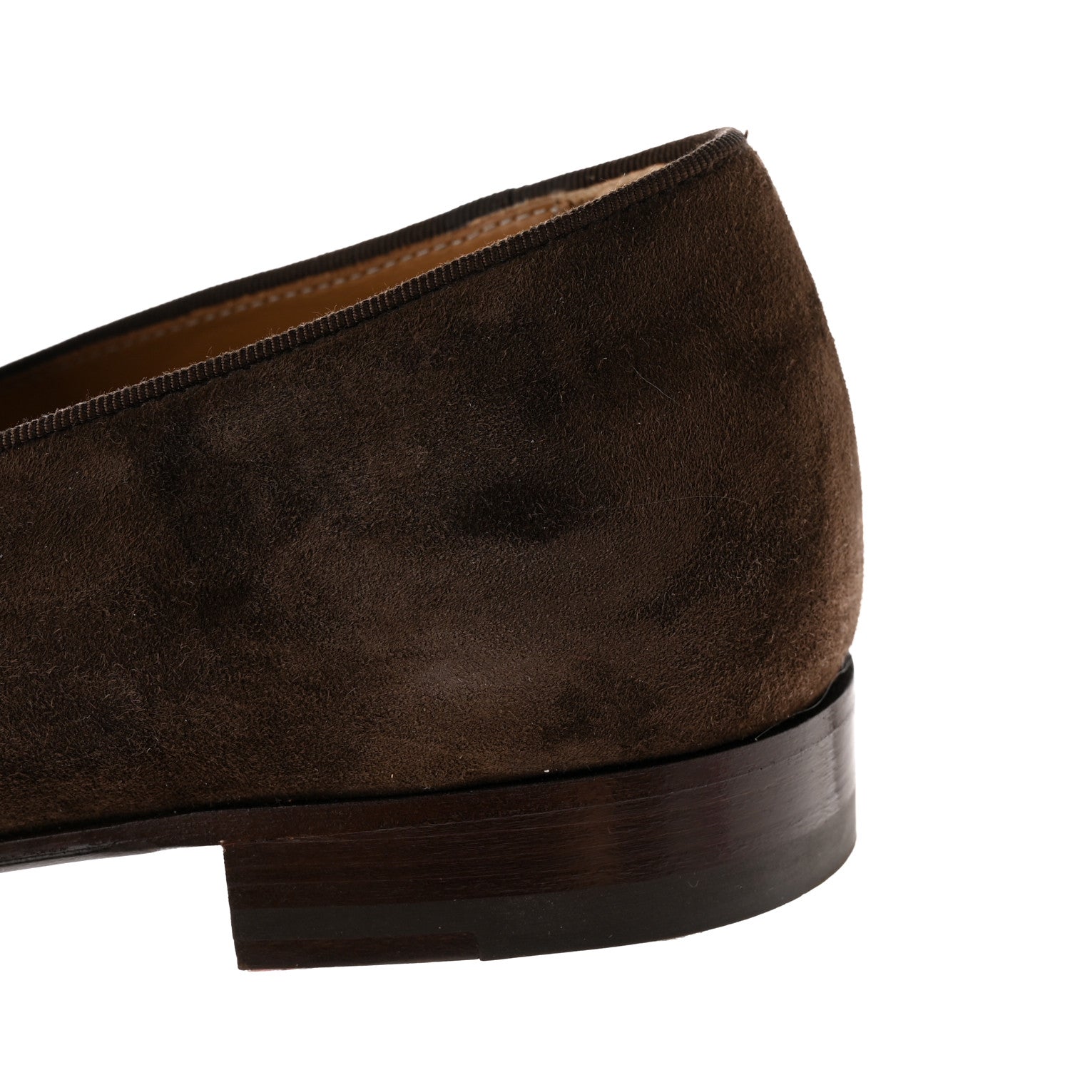 Christian Louboutin Veau Velours Mens Dandelion Flat Loafers 41 Arabica 12 of 14