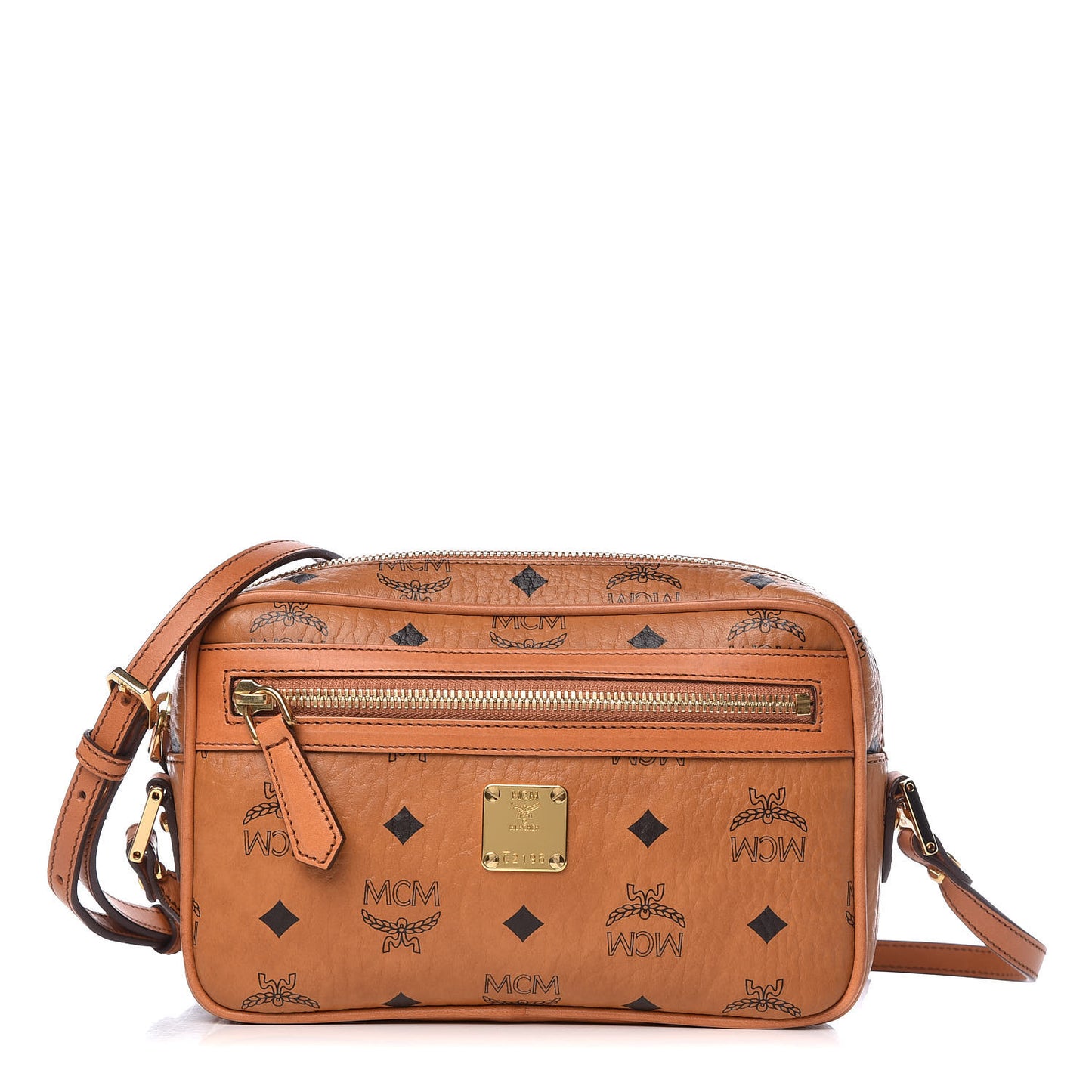 Visetos Heritage Crossbody Bag Cognac