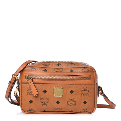 MCM Visetos Heritage Crossbody Bag Cognac 1 of 10