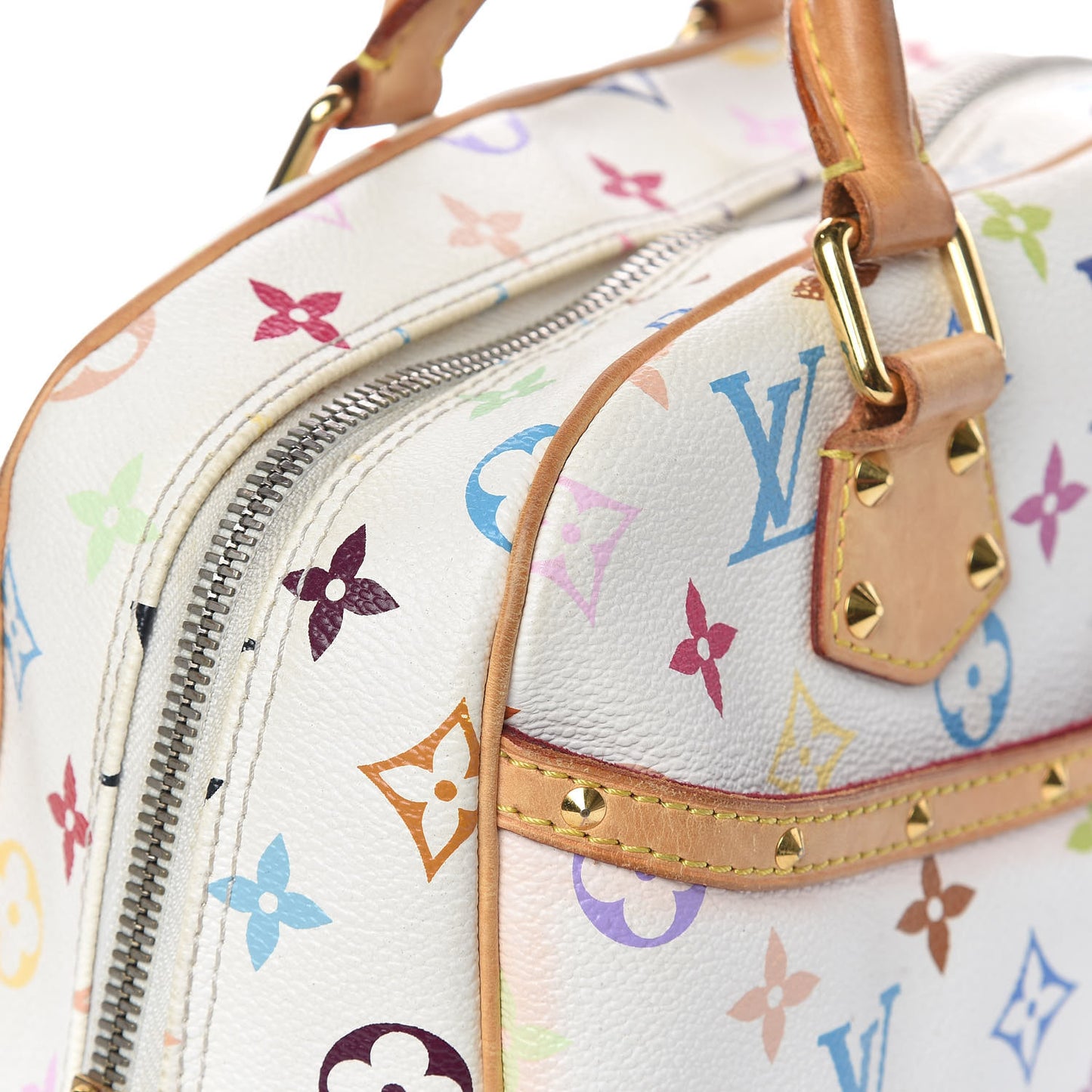 Monogram Multicolor Trouville White