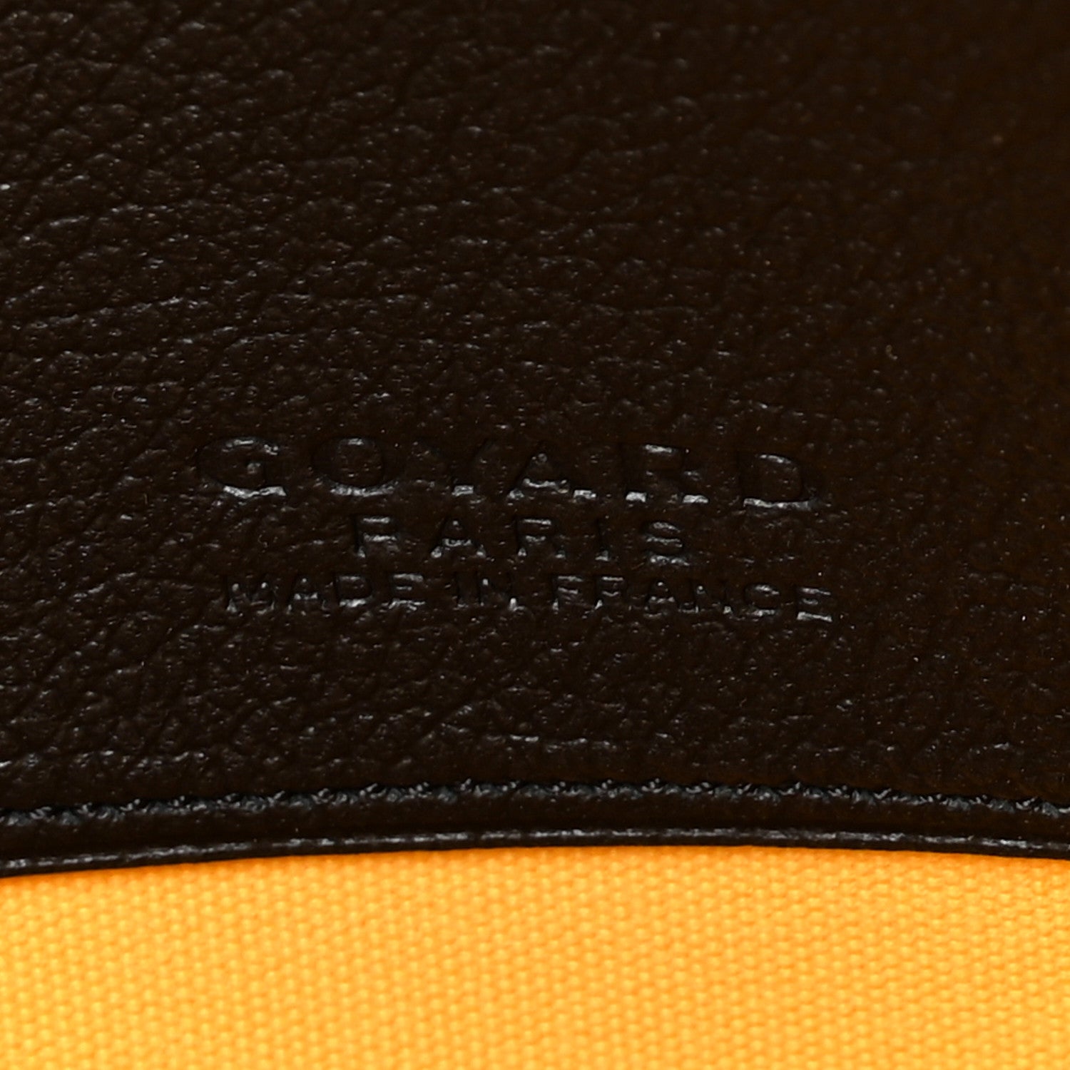 Goyard Goyardine Senat Pochette GM Black 6 of 6