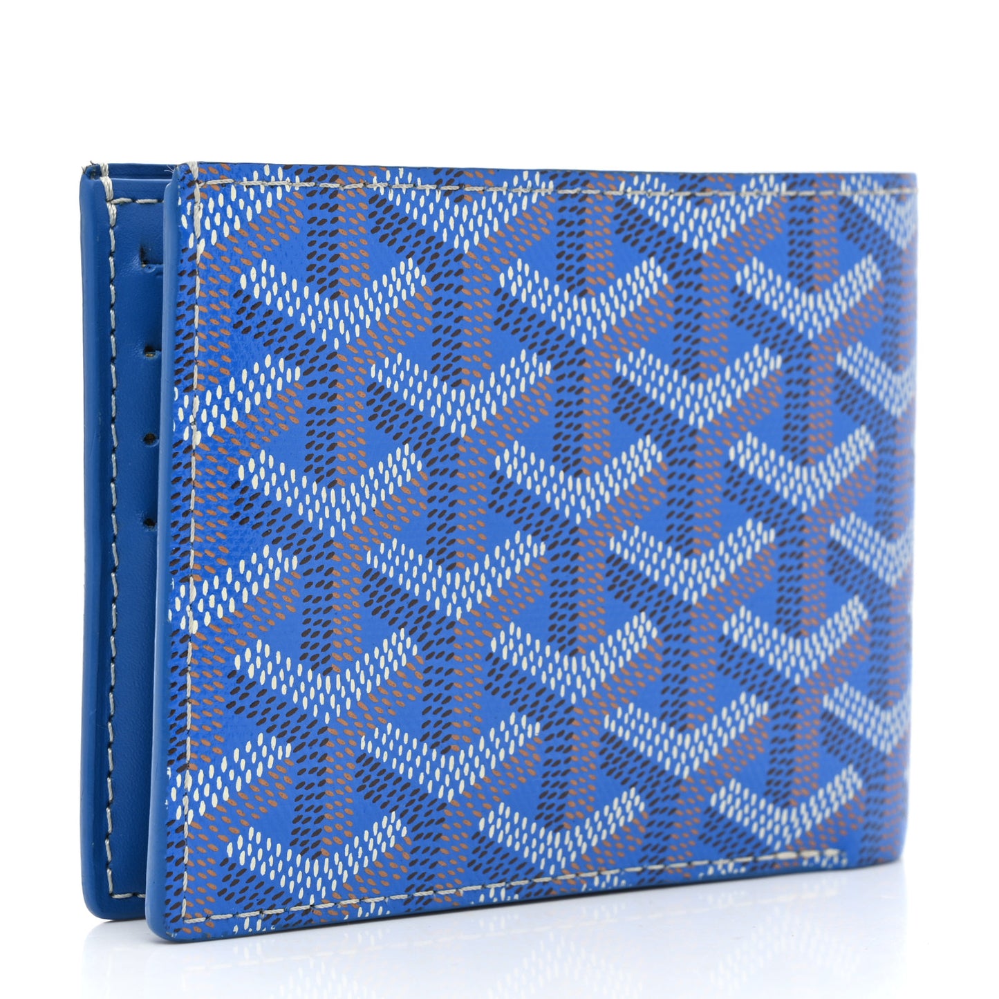 Goyardine Bi-Fold Victoire PM Wallet Sky Blue