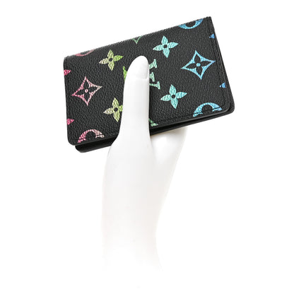 Louis Vuitton Monogram Iridescent Pocket Organizer NM Black 2 of 8