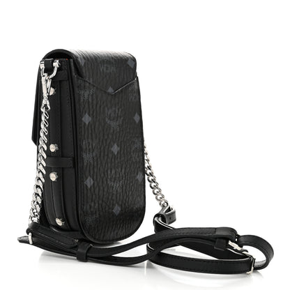 MCM Visetos Mini Patricia Crossbody Pouch Black 3 of 9