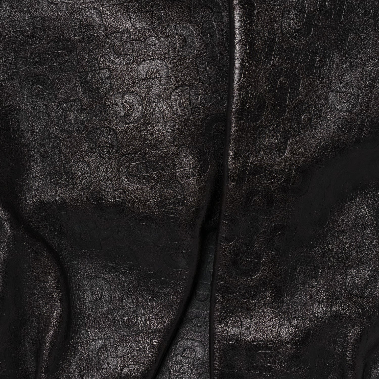 Gucci Horsebit Embossed Full Moon Tote Black 7 of 18