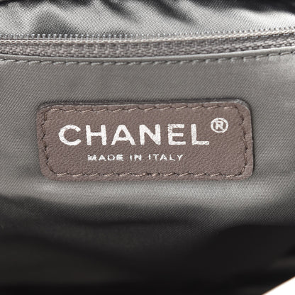 Chanel Crinkled Patent Modern Chain Flap White 6 of 9