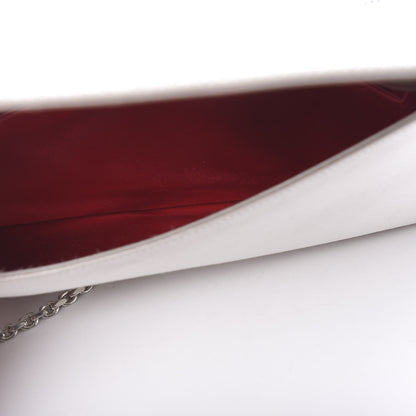 Judith Leiber Swarovski Crystal Satin Minaudiere Clutch Silver 6 of 12
