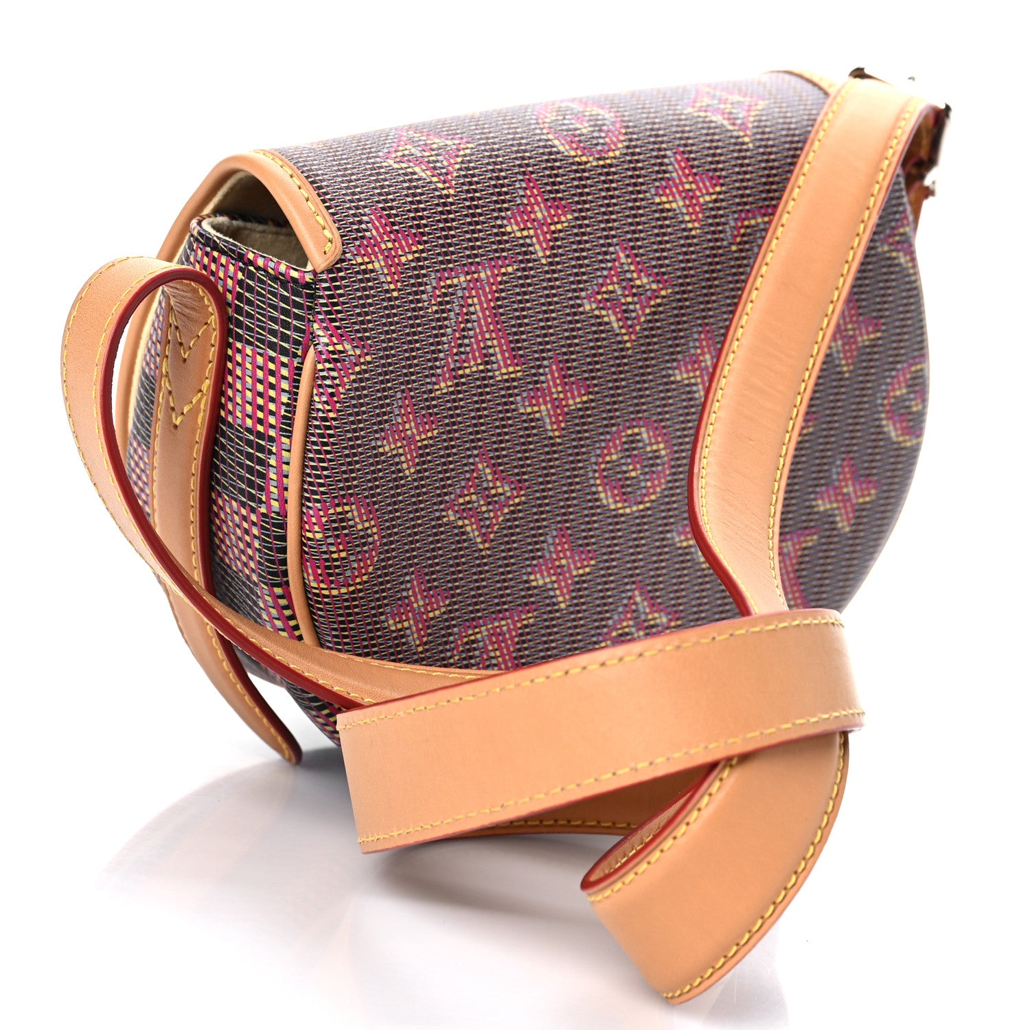 Louis Vuitton Monogram LV Pop Tambourin Rose 3 of 8