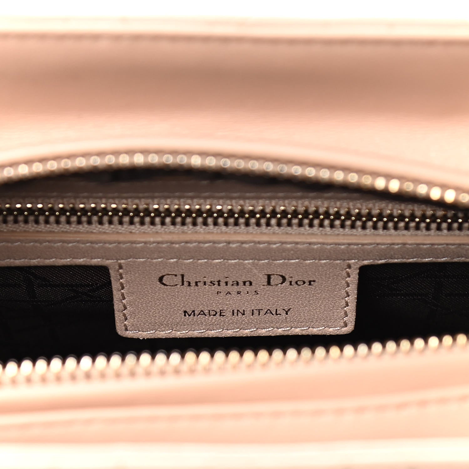 Christian Dior Lambskin Cannage Medium Lady Dior Rose Poudre 6 of 10