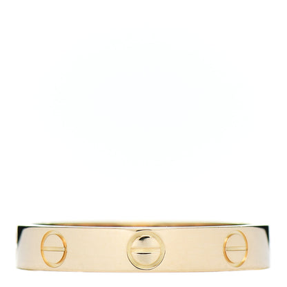 Cartier 18K Yellow Gold 3.5mm LOVE Wedding Band Ring 57 8 3 of 4