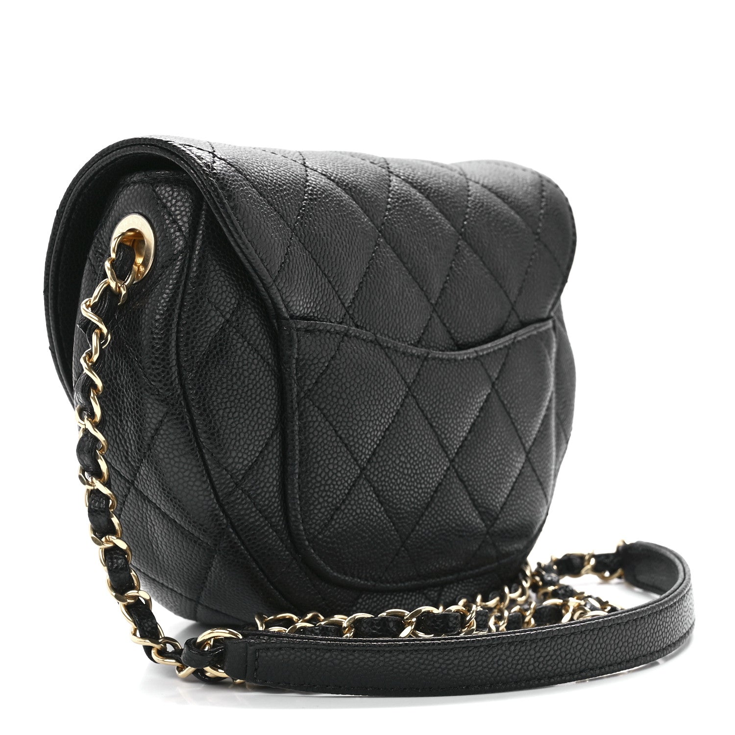 Chanel Caviar Quilted Mini Messenger Flap Black 3 of 11
