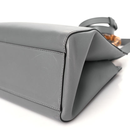 Gucci Nappa Bamboo Small Nymphaea Top Handle Bag Grey 10 of 11