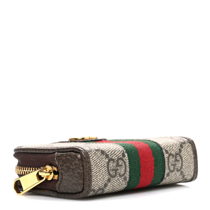 Gucci GG Supreme Monogram Web Ophidia Playing Card Case Beige New Acero 6 of 9