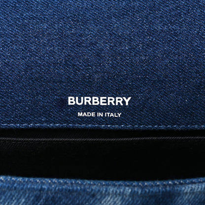 Burberry Denim Quilted Small Lola Bag Blue 6 of 9