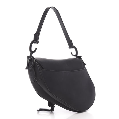Christian Dior Ultra Matte Calfskin Saddle Bag Black 3 of 13