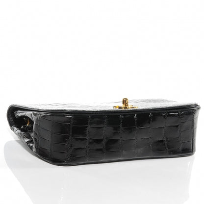 Chanel Crocodile Small Flap Black 4 of 8