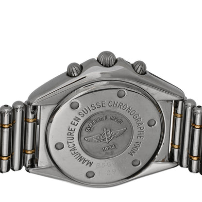 Breitling Stainless Steel 37mm Windrider Sextant Chronograph Quartz Watch White B55046 4 of 4