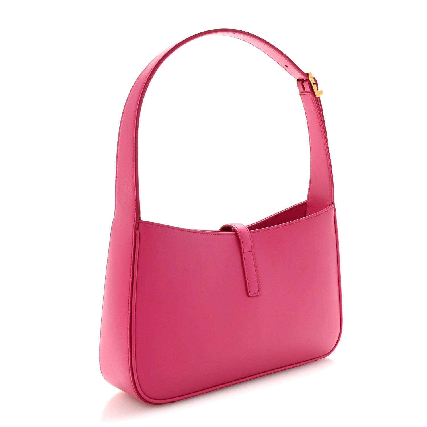Saint Laurent Smooth Calfskin Le 5 A 7 Hobo Bubblegum 3 of 10