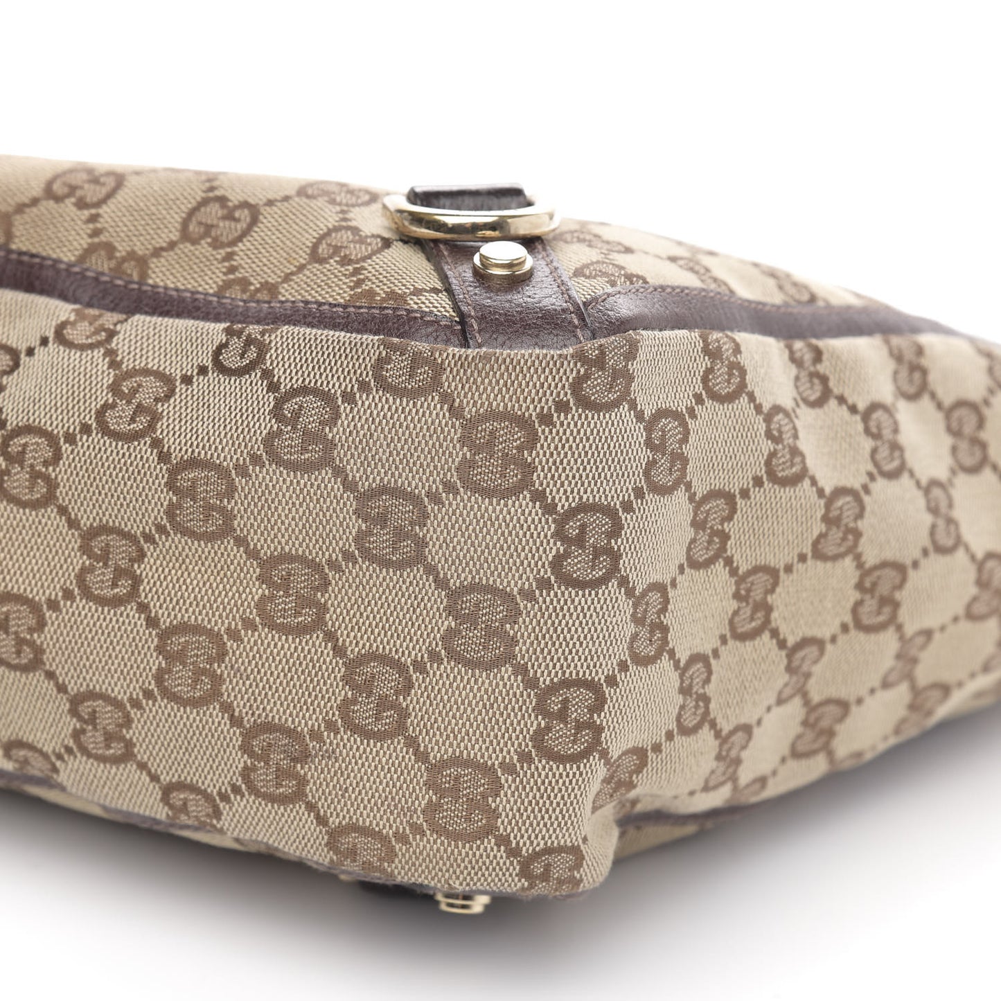 Monogram Small Abbey Tote Dark Brown