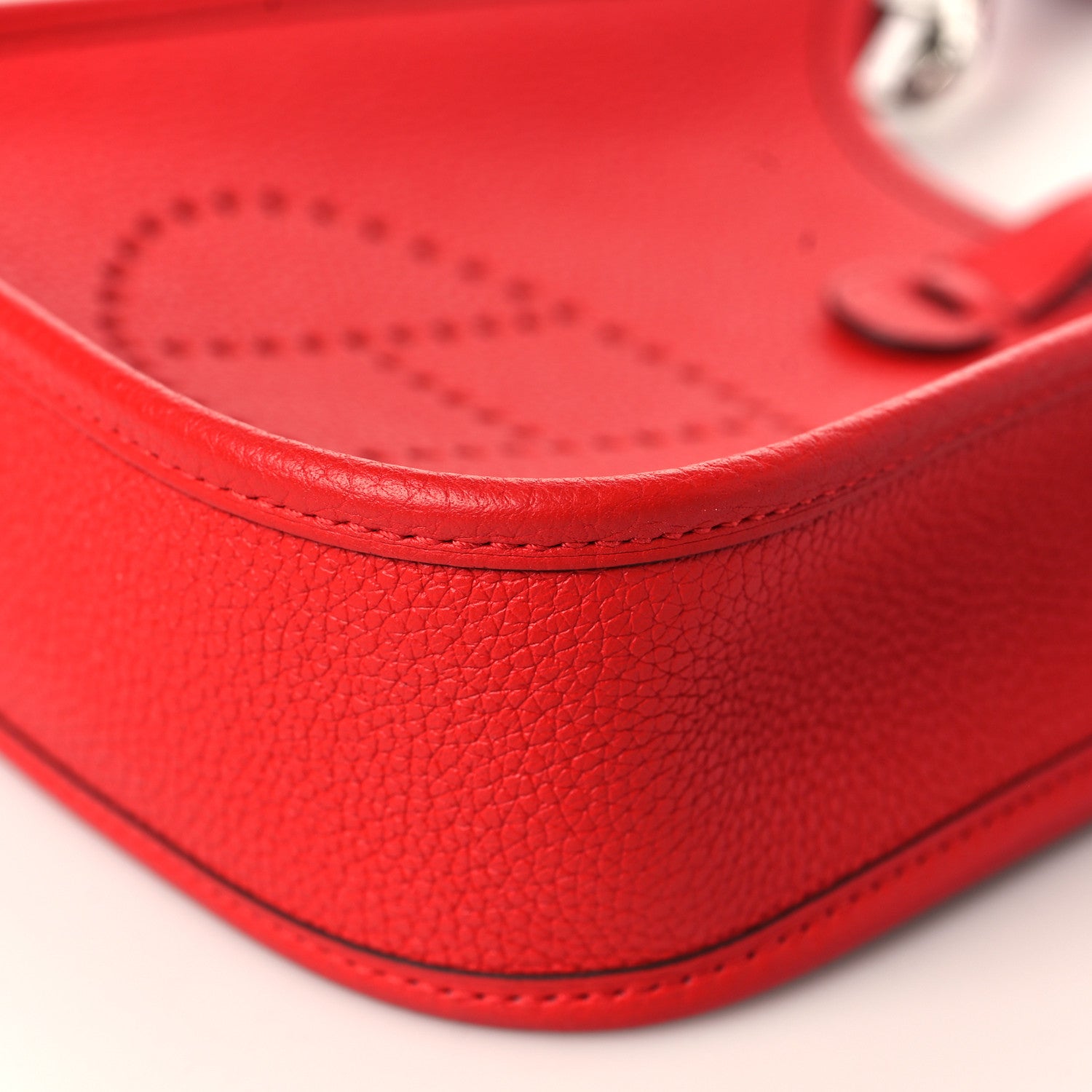 Hermes Taurillon Maurice Zigzag Sangle Evelyne TPM Rouge De Coeur Bleu Du Nord 9 of 10