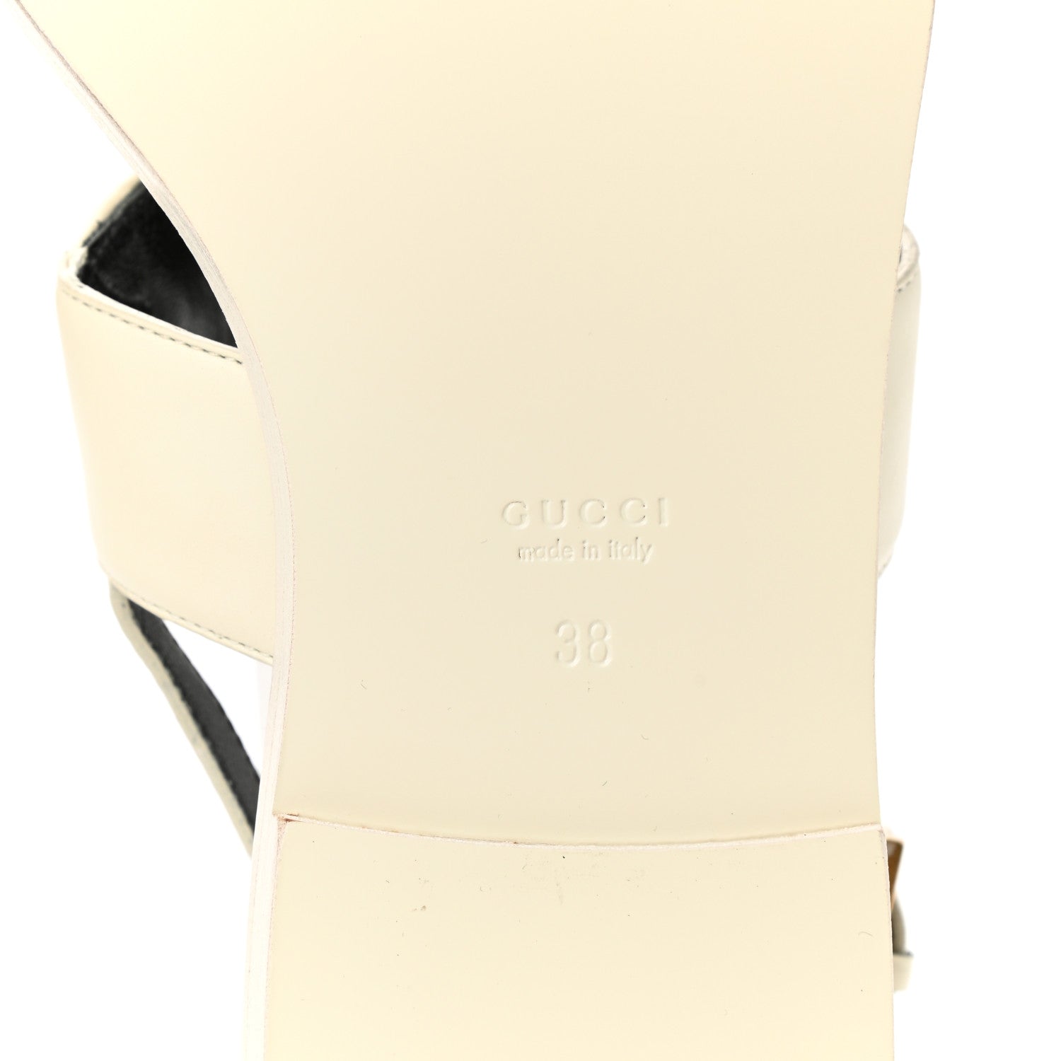 Gucci Nylon Web Lifford Jakarta Sandals 38 White 6 of 7