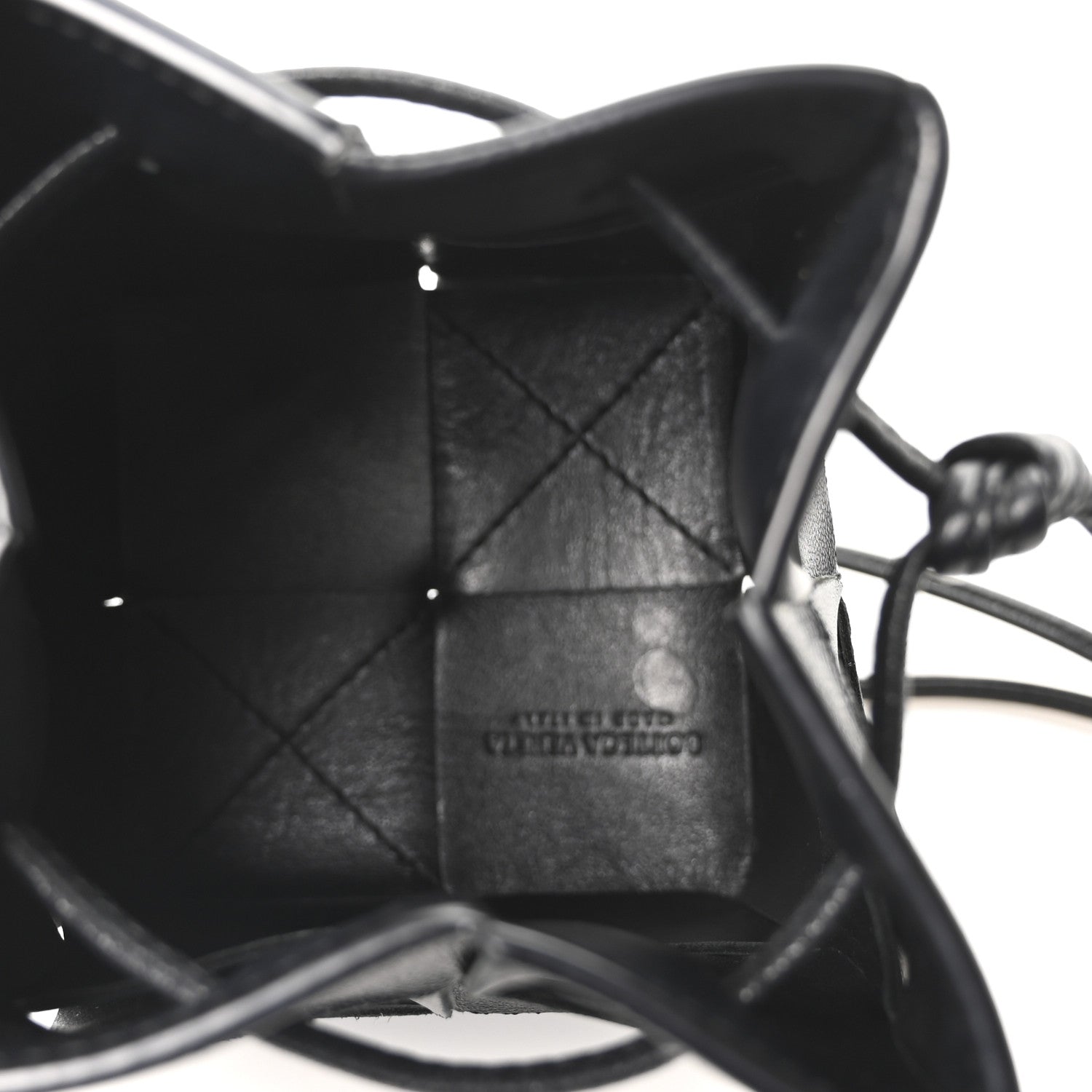 Bottega Veneta Nappa Maxi Intrecciato Mini Cassette Bucket Bag Black 5 of 9