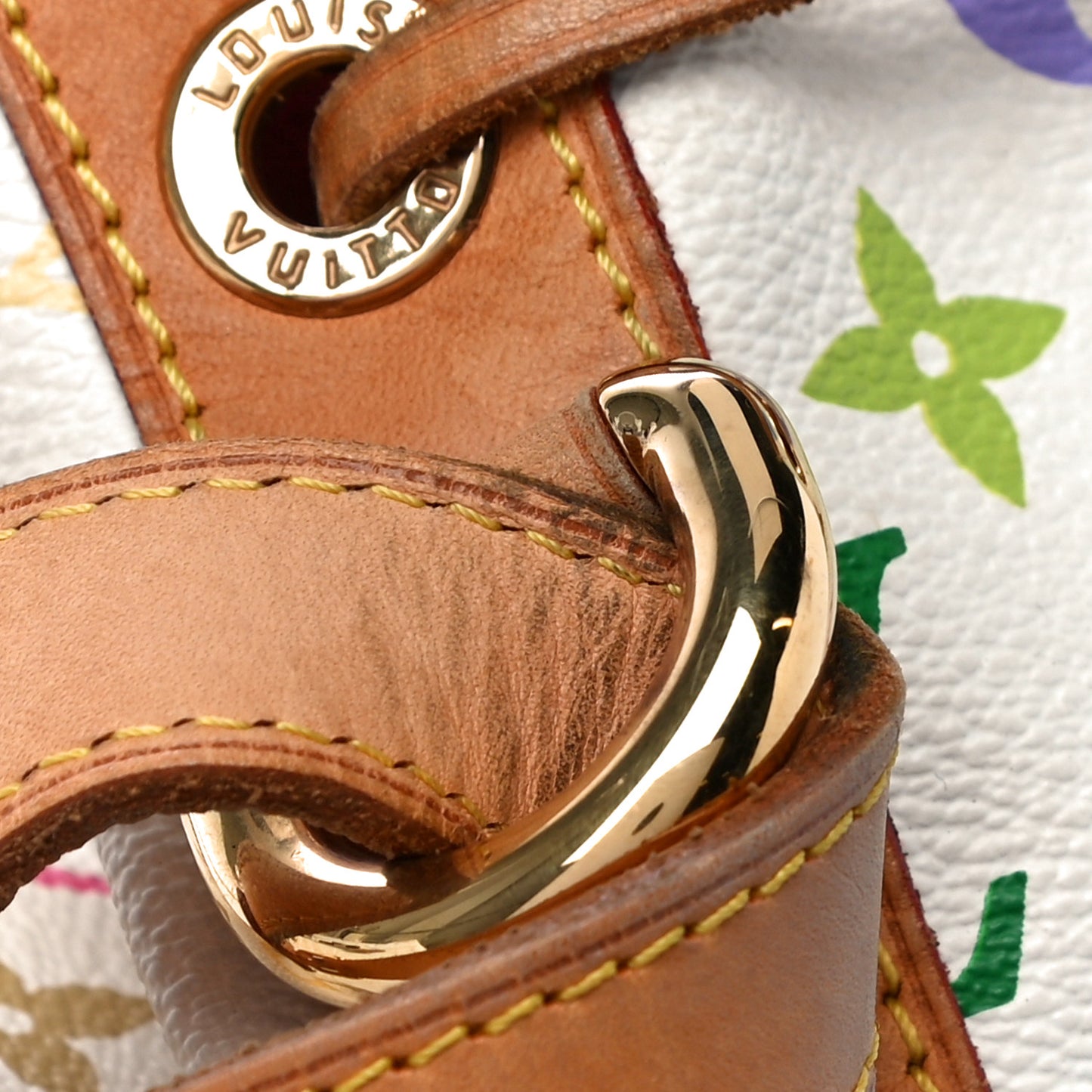 Monogram Multicolor Petit Noe White