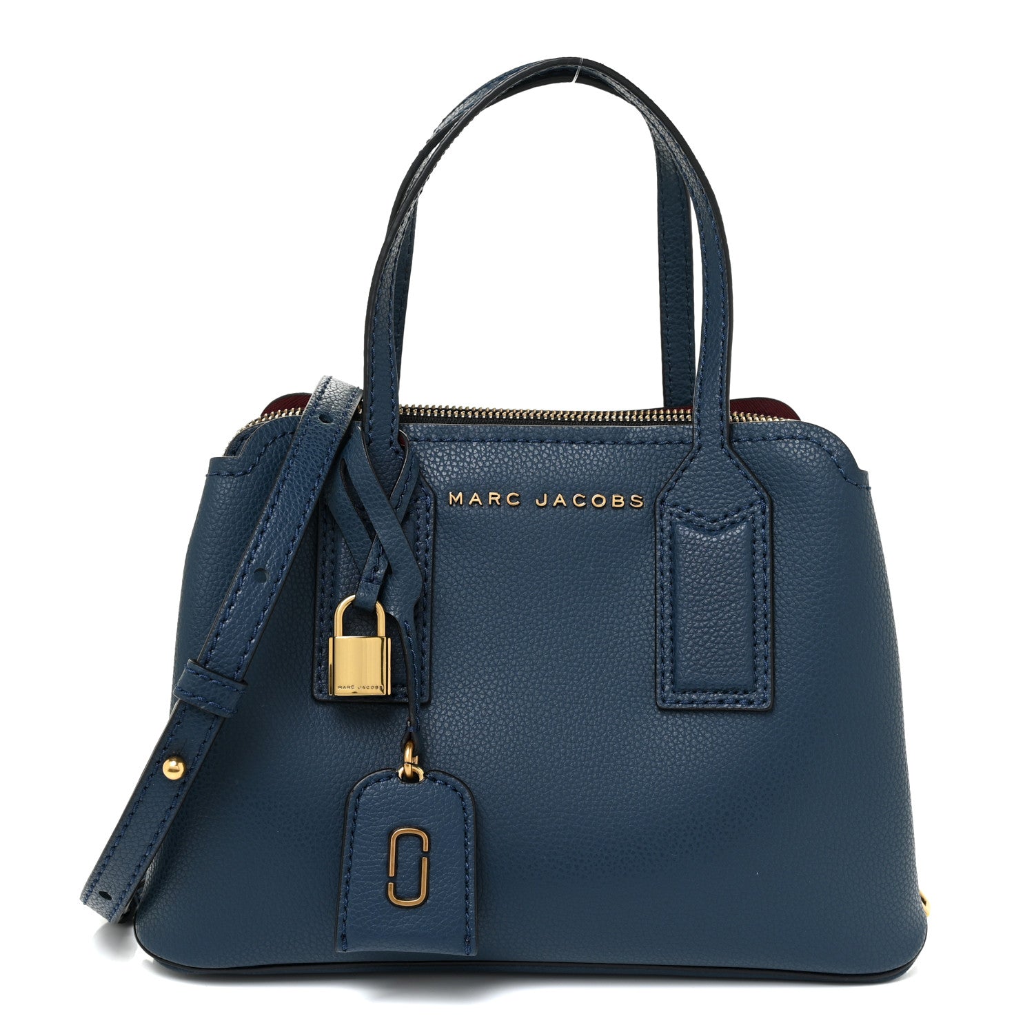 Marc Jacobs Pebbled Calfskin The Editor 29 Tote Blue Sea 1 of 9