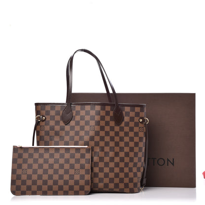 Louis Vuitton Damier Ebene Neo Neverfull MM Rose Ballerine 11 of 11