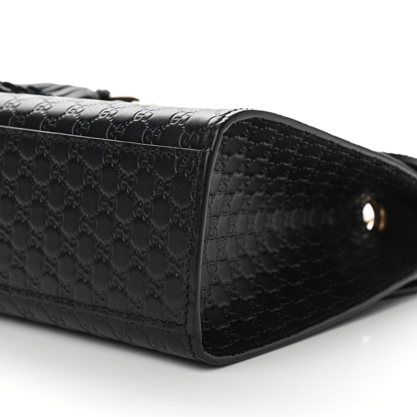 Microguccissima Medium Emily Chain Shoulder Bag Black