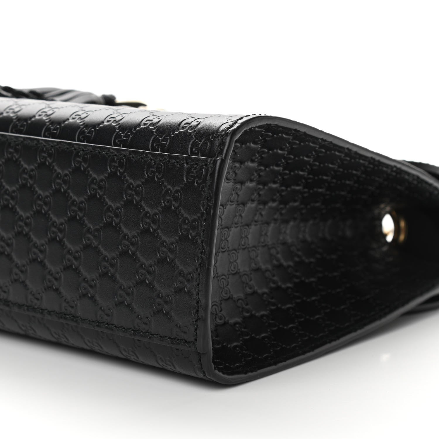 Gucci Microguccissima Medium Emily Chain Shoulder Bag Black 9 of 10