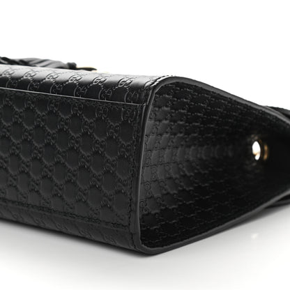 Gucci Microguccissima Medium Emily Chain Shoulder Bag Black 9 of 10
