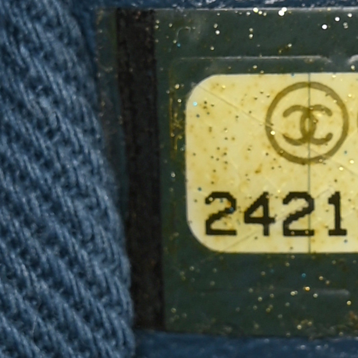 Chanel Caviar Quilted Small Coco Handle Flap Blue 7 of 10