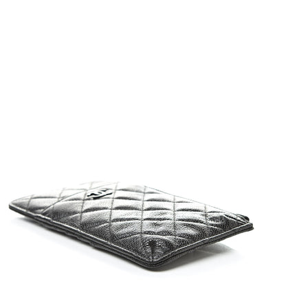 Chanel Caviar Quilted Classic Flat Wallet Pouch So Black 4 of 9