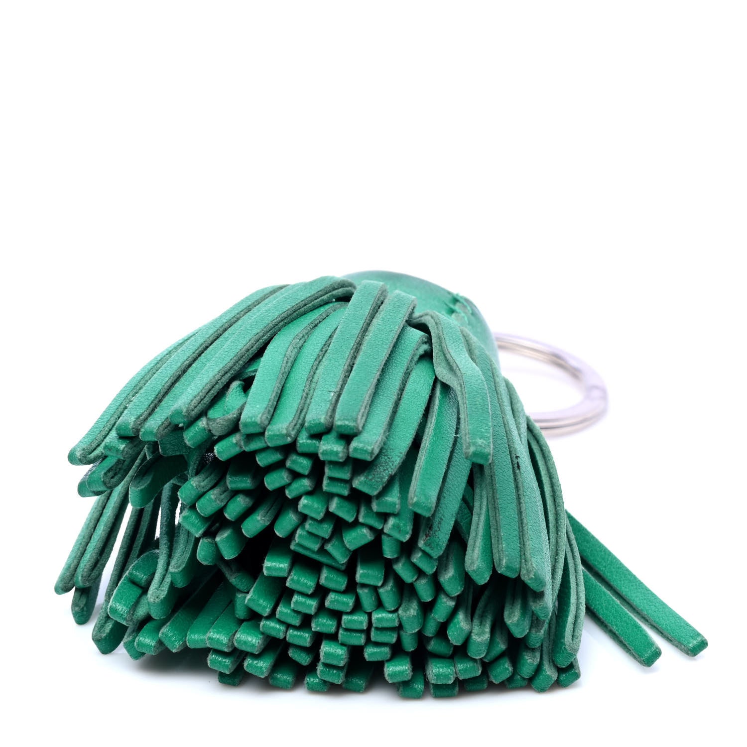 Hermes Lambskin Carmen Tassel Key Holder Menthe 4 of 5