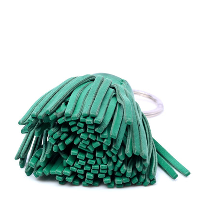 Hermes Lambskin Carmen Tassel Key Holder Menthe 4 of 5