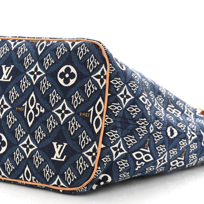 Louis Vuitton Jacquard Since 1854 Neverfull MM Blue 10 of 10