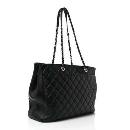 Chanel Calfskin Quilted Timeless Tote Black 3 of 7