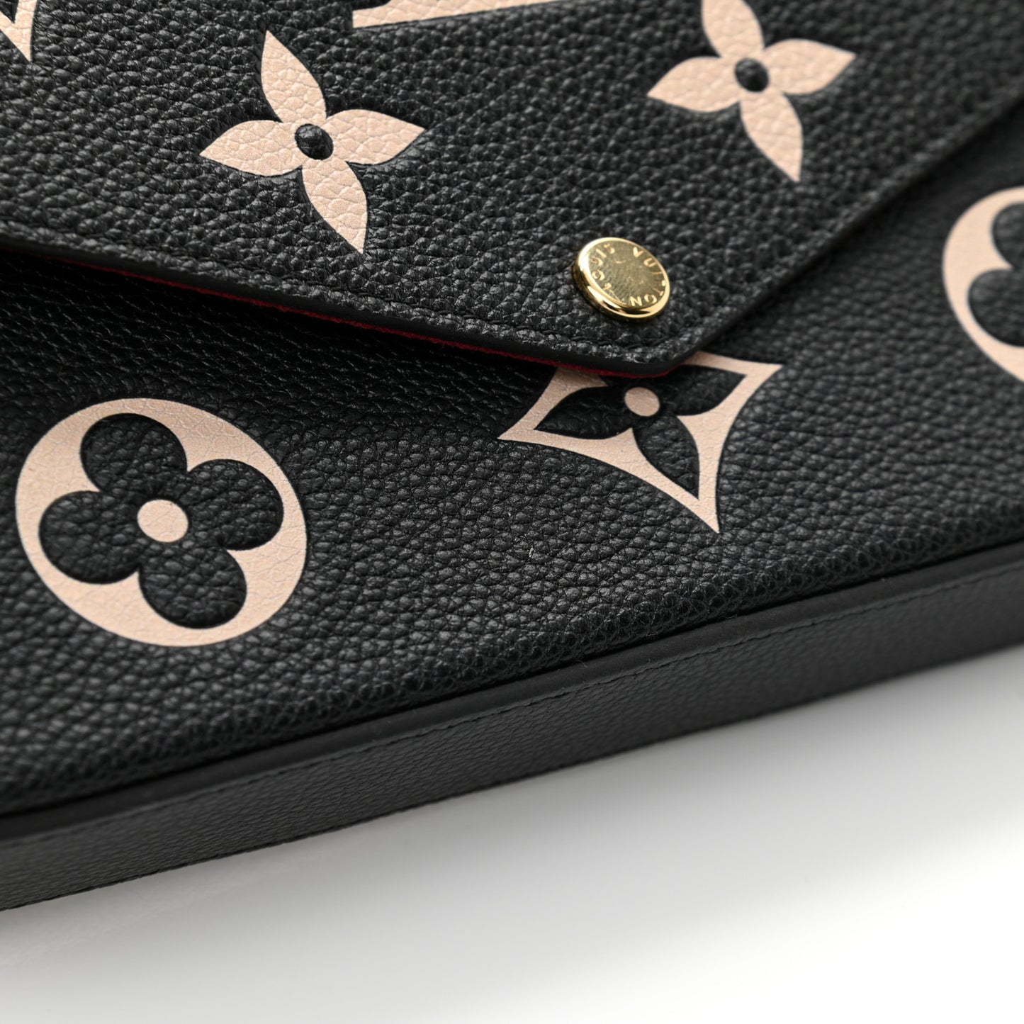 Empreinte Monogram Giant Felicie Pochette Black Beige