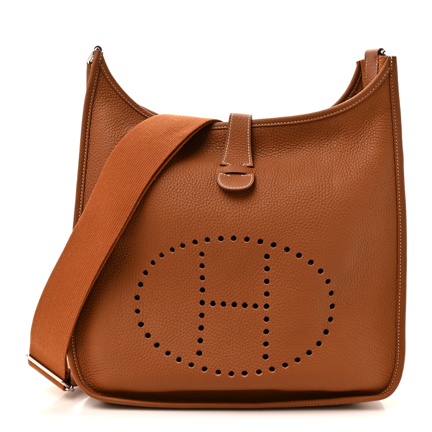 Hermes Taurillon Clemence Evelyne III GM Gold 1 of 10