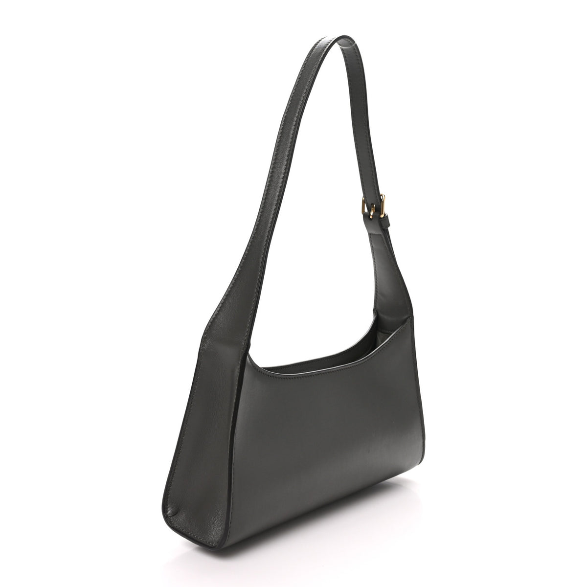 Smooth Calfskin Cuir Triomphe Shoulder Bag Dark Army