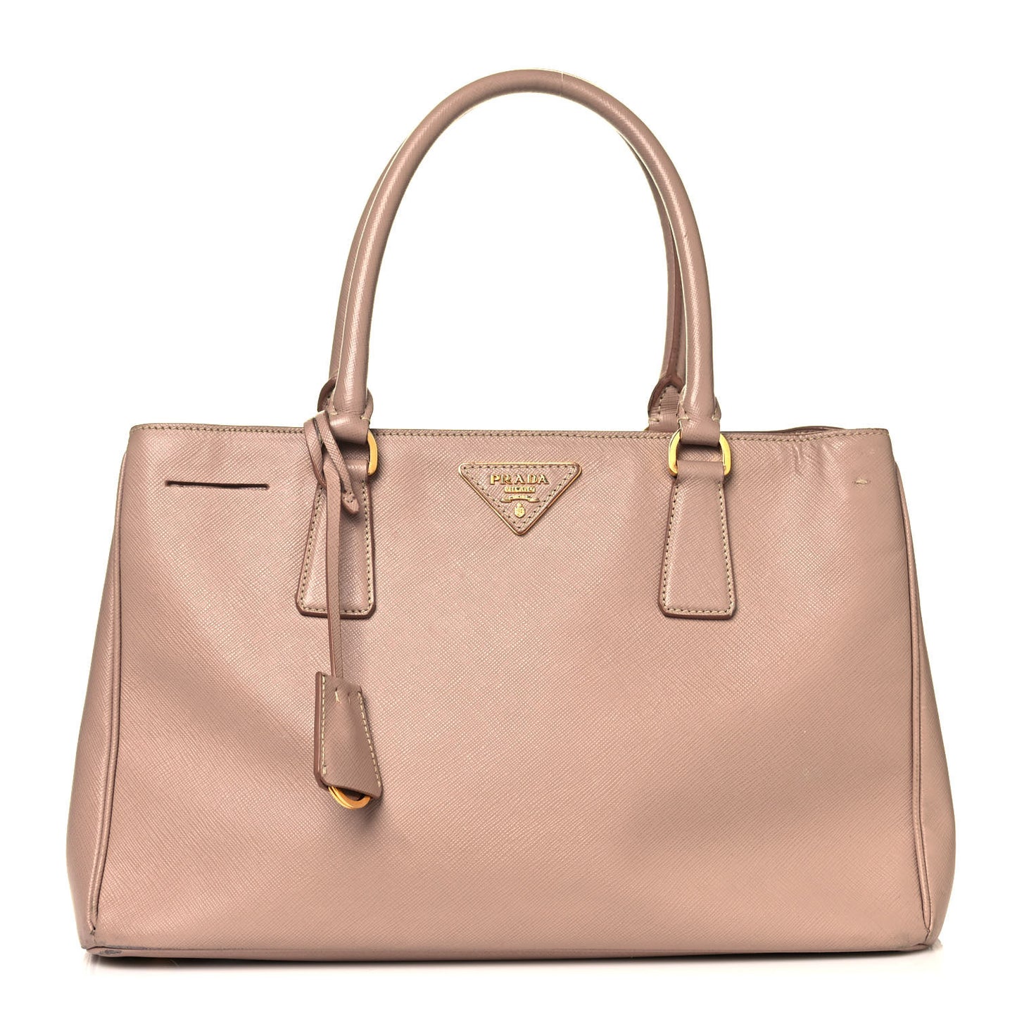 Saffiano Lux Medium Tote Cammeo