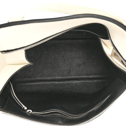 Celine Grained Calfskin Medium Edge Shoulder Bag White 5 of 13